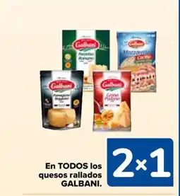 Carrefour GALBANI En todos los quesos rallados oferta