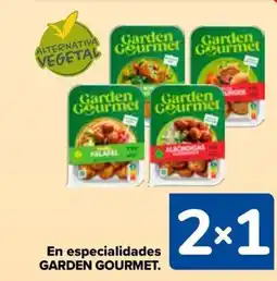 Carrefour GARDEN GOURMET En especialidades oferta