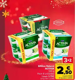 Carrefour ACTIVIA Bífidus Natural oferta