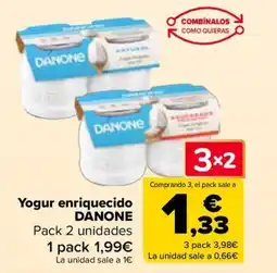 Carrefour DANONE Yogur enriquecido oferta