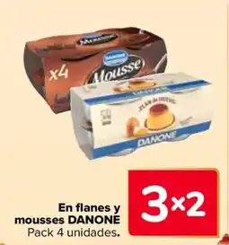 Carrefour DANONE En flanes y mousses oferta