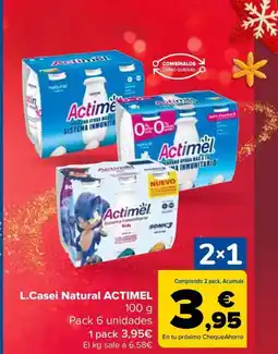 Carrefour ACTIMEL L.Casei Natural oferta