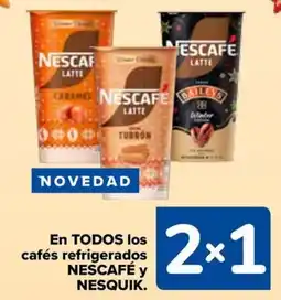 Carrefour NESCAFÉ Nesquik en todos los cafés refrigerados oferta