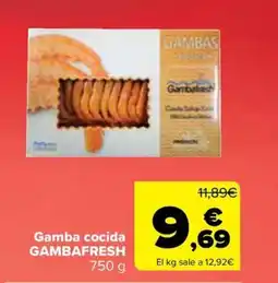 Carrefour GAMBAFRESH Gamba cocida oferta
