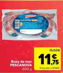 Carrefour PESCANOVA Buey de mar oferta