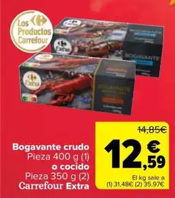 Carrefour Bogavante crudo Pieza o cocido Pieza Carrefour Extra oferta