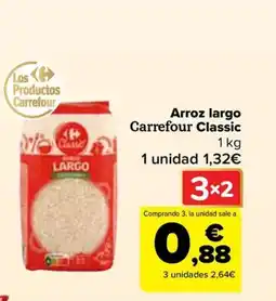Carrefour Arroz largo Carrefour Classic oferta