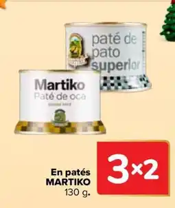 Carrefour MARTIKO En patés oferta