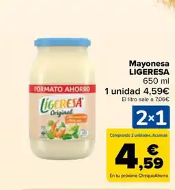 Carrefour LIGERESA Mayonesa oferta