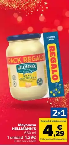 Carrefour HELLMANN'S Mayonesa oferta