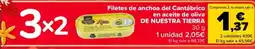 Carrefour DE NUESTRA TIERRA Filetes de anchoa del Cantábrico en aceite de oliva oferta