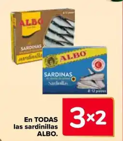 Carrefour ALBO En todas las sardinillas oferta