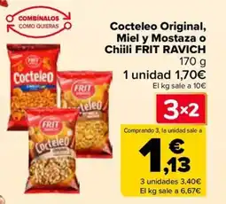 Carrefour FRIT RAVICH Cocteleo Original, Miel y Mostaza o Chiili oferta