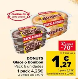 Carrefour DONUTS Glacé o Bombón oferta