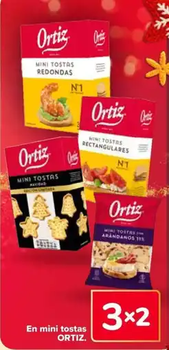 Carrefour ORTIZ En mini tostas oferta