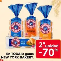 Carrefour NEW YORK BAKERY En toda la gama oferta