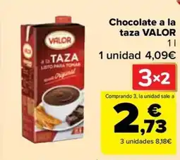 Carrefour VALOR Chocolate a la taza oferta