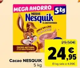 Carrefour NESQUIK Cacao oferta