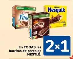 Carrefour NESTLÉ En todas las barritas de cereales oferta
