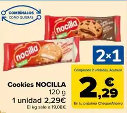 Carrefour NOCILLA Cookies oferta