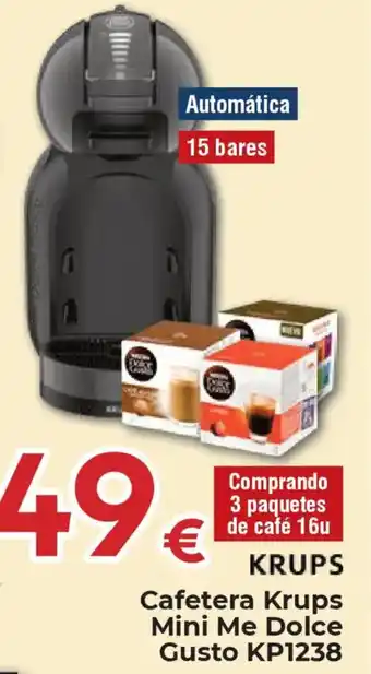 KRUPS Cafetera Mini Me Dolce Gusto KP1238