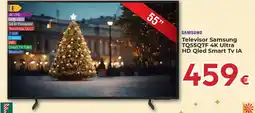 Hiper FROIZ SAMSUNG Televisor TQ55Q7F 4K Ultra HD Qled Smart Tv IA oferta