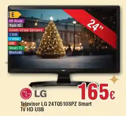 Hiper FROIZ LG Televisor 24TQ510SPZ Smart Tv HD USB oferta