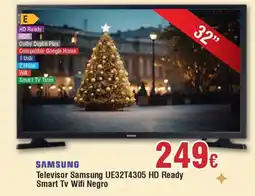 Hiper FROIZ SAMSUNG Televisor UE32T4305 HD Ready Smart Tv Wifi Negro oferta