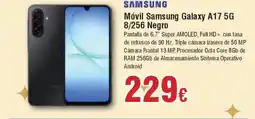 Hiper FROIZ SAMSUNG Móvil Galaxy A17 5G 8/256 Negro oferta