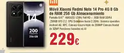 Hiper FROIZ XIAOMI Móvil Redmi Note 14 Pro 4G 8 Gb de RAM 256 Gb Almacenamiento oferta