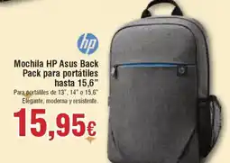 Hiper FROIZ HP Mochila Asus Back Pack para portátiles hasta 15,6" oferta