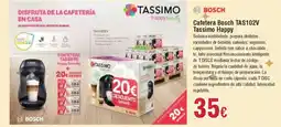 Hiper FROIZ BOSCH Cafetera TAS102V Tassimo Happy oferta