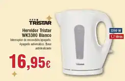 Hiper FROIZ TRISTAR Hervidor WK3380 Blanco oferta