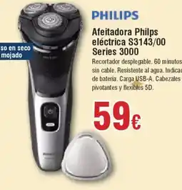 Hiper FROIZ PHILIPS Afeitadora eléctrica S3143/00 Series 3000 oferta