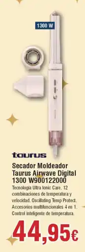Hiper FROIZ TAURUS Secador Moldeador Airwave Digital 1300 W900122000 oferta
