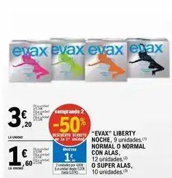 E.Leclerc Evax - liberty noche oferta