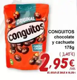 SPAR Conguitos - chocolate y cachuete oferta