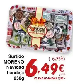 SPAR E. moreno - surtido navidad bandeja oferta