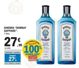 E.Leclerc Bombay sapphire - ginebra oferta