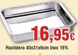 Hiper FROIZ Rustidera 40x31x6cm Inox 18% oferta