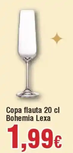 Hiper FROIZ Copa flauta Bohemia Lexa oferta