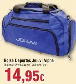 Hiper FROIZ JOLUVI Bolsa Deportes Alpha oferta