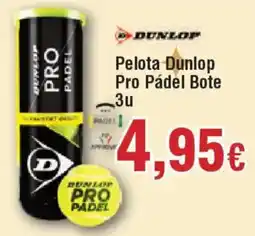 Hiper FROIZ DUNLOP Pelota Pro Pádel Bote 3u oferta