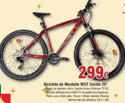Hiper FROIZ Bicicleta de Montaña WST Cosmo 29" oferta