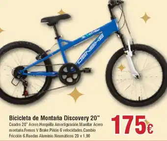Bicicleta de Montaña Discovery 20"