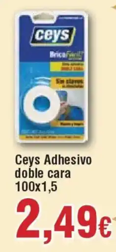 Hiper FROIZ CEYS Adhesivo doble cara 100x1,5 oferta