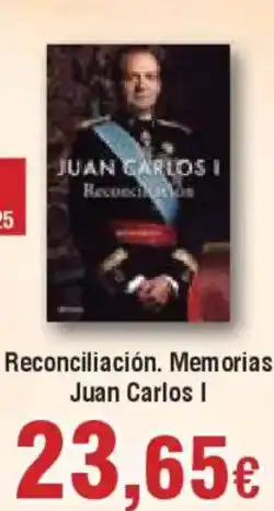 Hiper FROIZ Reconciliación. Memorias Juan Carlos I oferta