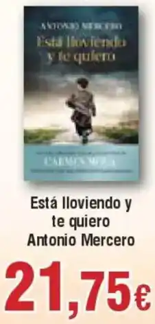 Hiper FROIZ Está lloviendo y te quiero Antonio Mercero oferta