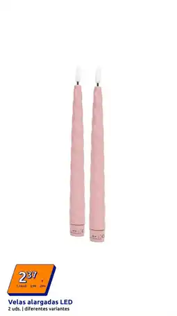 Action Velas alargadas LED oferta
