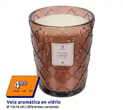 Action Vela aromática en vidrio oferta